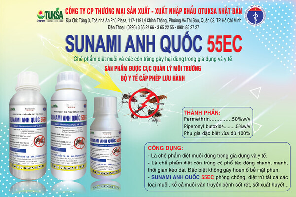 Công Ty OTUKSA Nhật Bản cho ra mắt sản phẩm SUNAMI ANH QUỐC 55EC